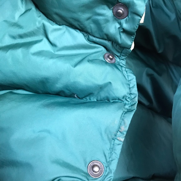 Vintage LL Bean green down puffer vest EUC - Picture 8 of 8